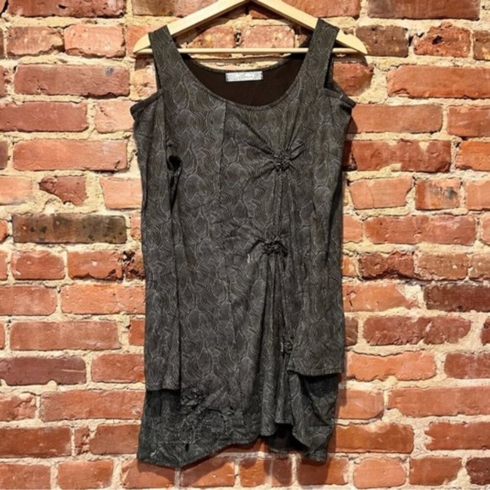 Skunkfunk SKFK Cold Shoulder Long Sleeve Tunic Lexuri Size 1 XS